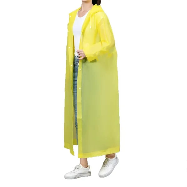Adult EVA Thick Waterproof Outdoor Raincoat