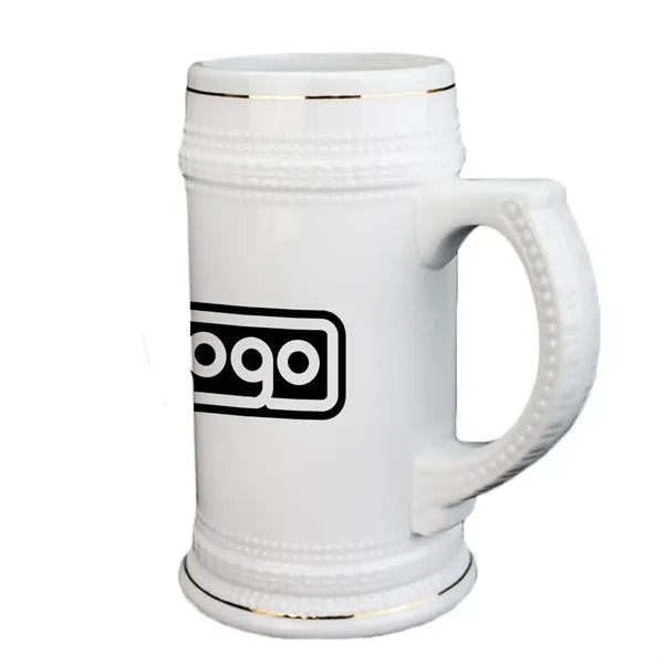 22oz Ceramic Beer Mug w/ Handle