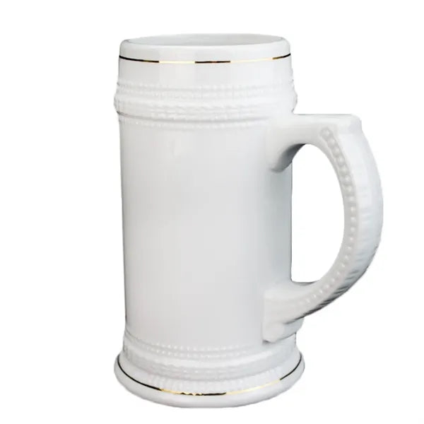 22oz Ceramic Beer Mug w/ Handle