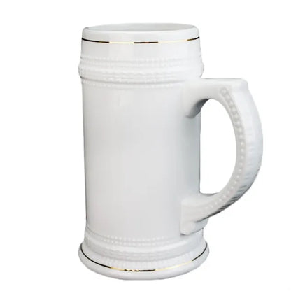 22oz Ceramic Beer Mug w/ Handle