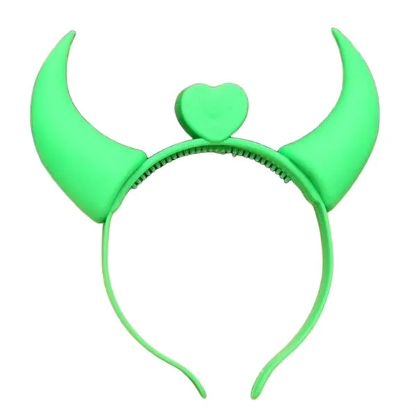 Halloween LED Devil Horns Light-Up Headband