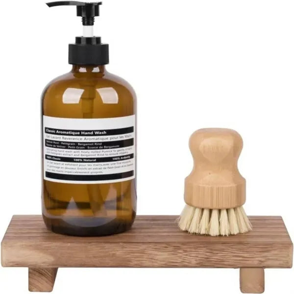 Waterproof Wooden Square Display Riser Tray