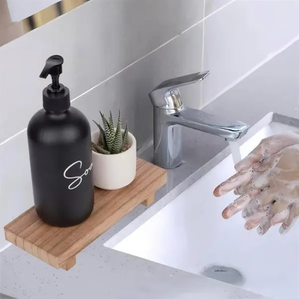 Waterproof Wooden Square Display Riser Tray