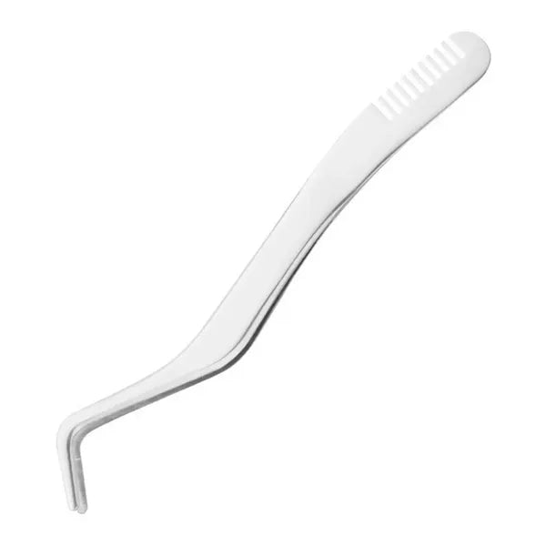 Stainless Steel Eyelash Tweezer w/ Comb