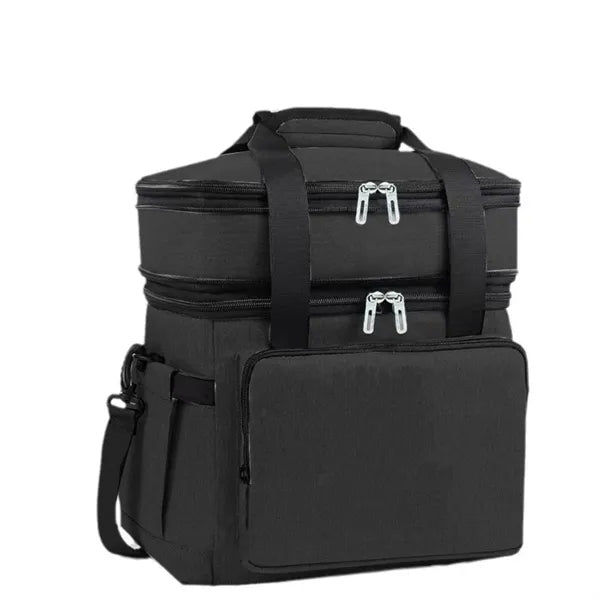 18L Large Capacity Dual Layer Oxford Insulated Cooler Bag