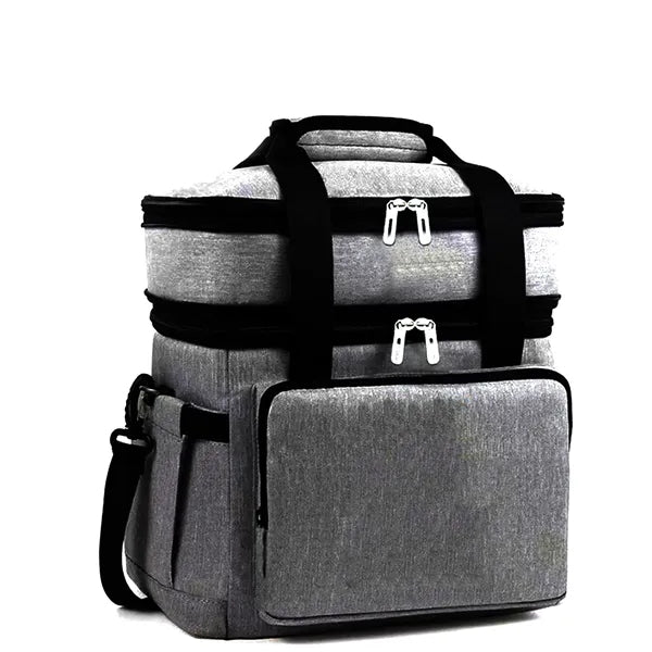 18L Large Capacity Dual Layer Oxford Insulated Cooler Bag
