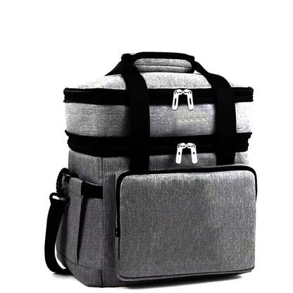 18L Large Capacity Dual Layer Oxford Insulated Cooler Bag