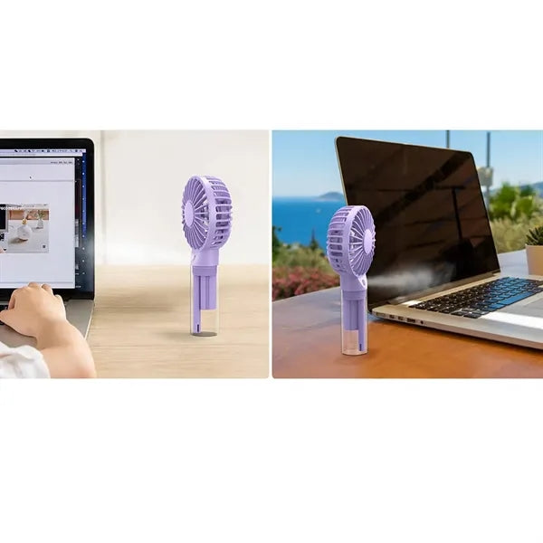 Outdoor Mini Hand Held Spray Fan