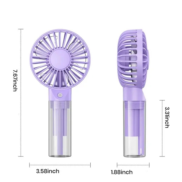 Outdoor Mini Hand Held Spray Fan