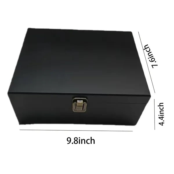 Whiskey Stones Glass Wooden Box Set