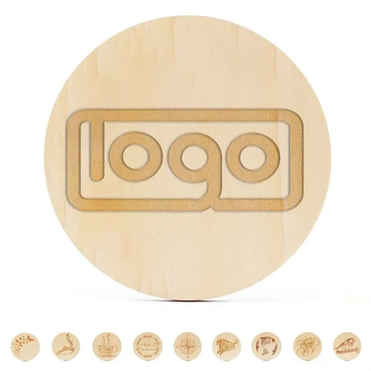 Round Wooden Coaster