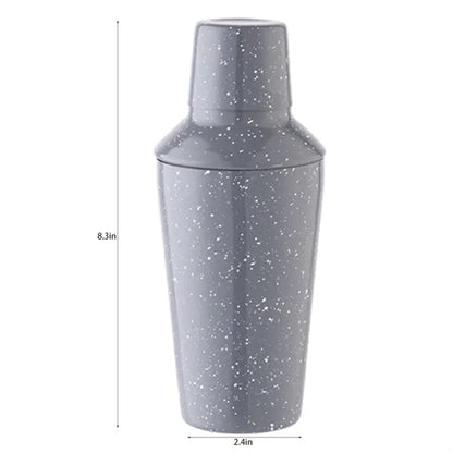 20oz Stainless Steel Cocktail Shaker w/ Built-in Strainer