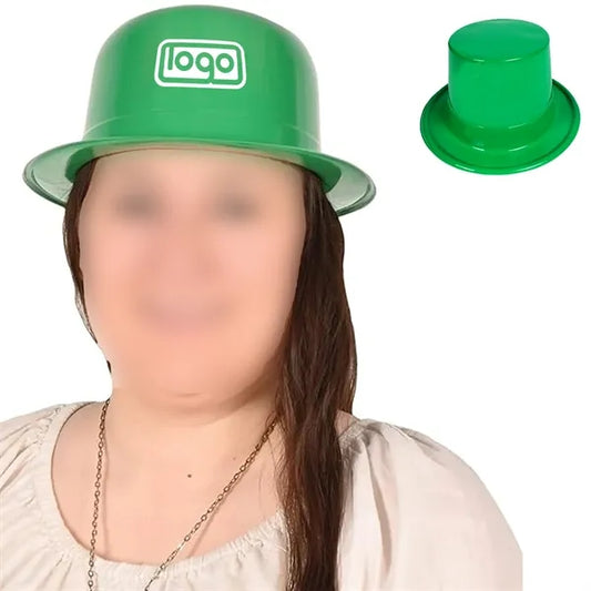Plastic St Patricks Day Mini Party Hat