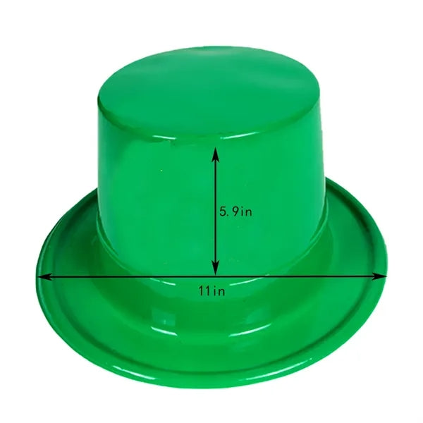 Plastic St Patricks Day Mini Party Hat