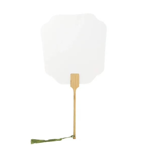 Wooden Handle DIY Paper Handheld Fan