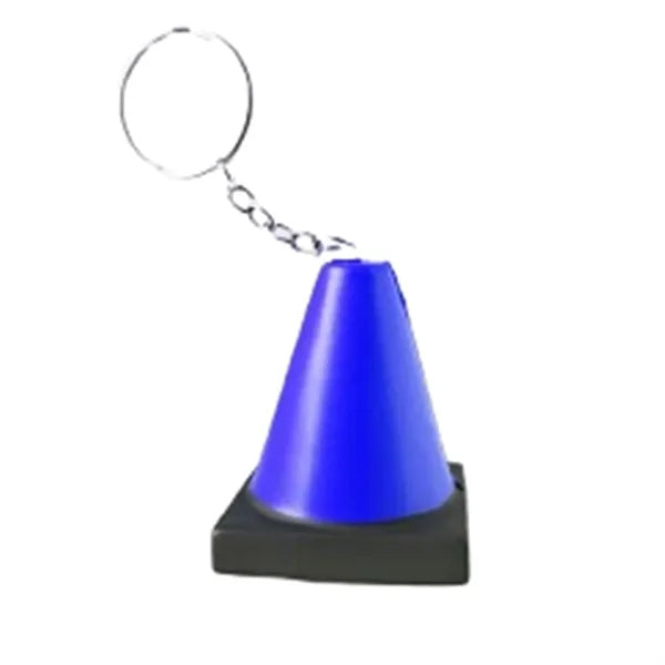 Construction Cone Stress Reliever Key Chain