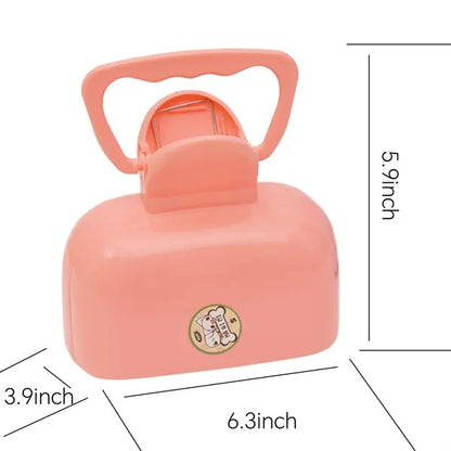 Plastic Portable Short Handle Pet Poop Scooper