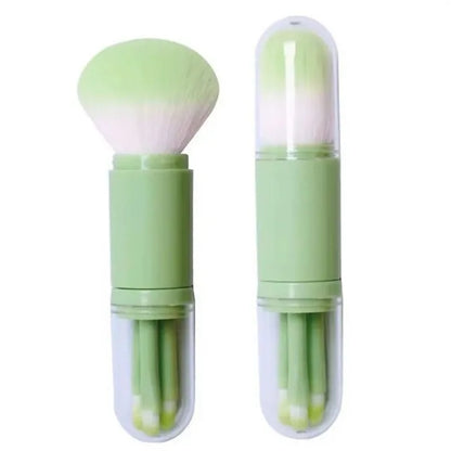 4 in 1 Portable Travel Makeup Brush Set