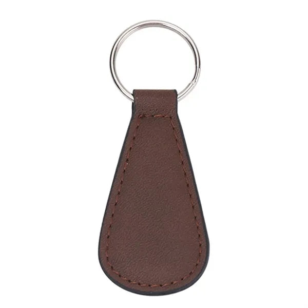 PU Leather Square Keychain