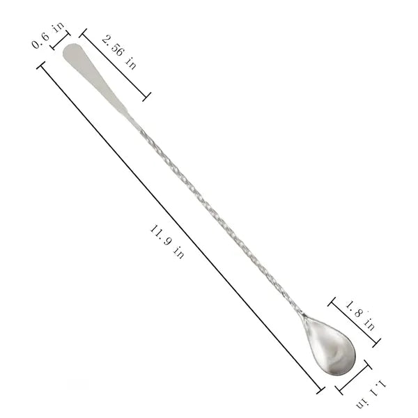 Stainless Steel Cocktail Mixing Spoon