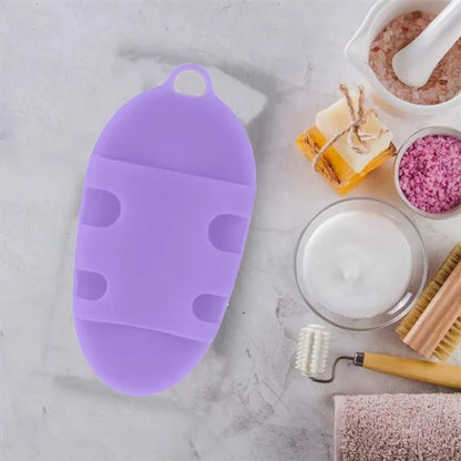 Silicone Bath Brush Scrubber Massager