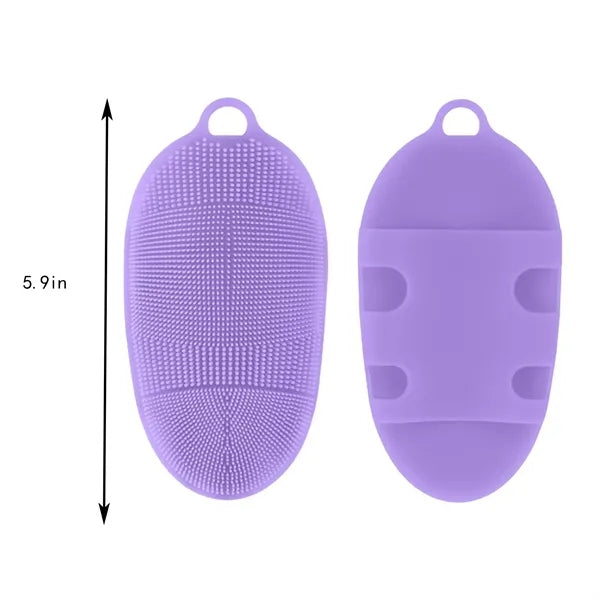 Silicone Bath Brush Scrubber Massager