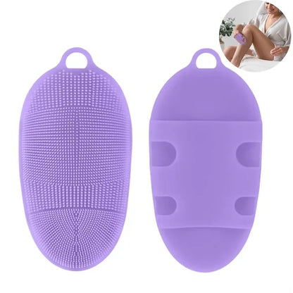 Silicone Bath Brush Scrubber Massager