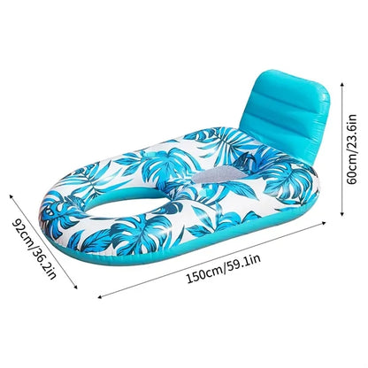 Double Rings Pool Float Chair