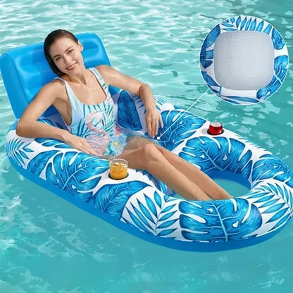 Double Rings Pool Float Chair