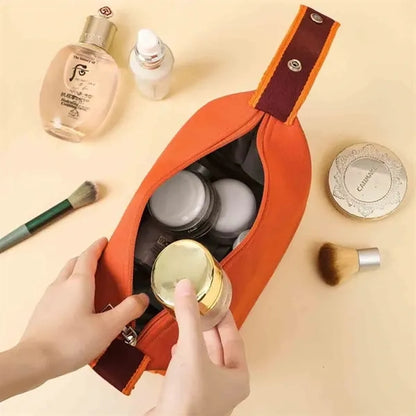 Portable Canvas Makeup Toiletry Bag