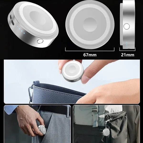Mini Magnetic Wireless Portable Charger Circular Power Bank