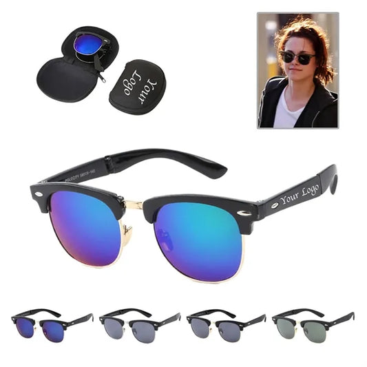 Foldable Half Frame UV Protection Sunglasses