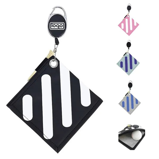 Golf Ball Cleaning Towel w/ Hanging Buckle