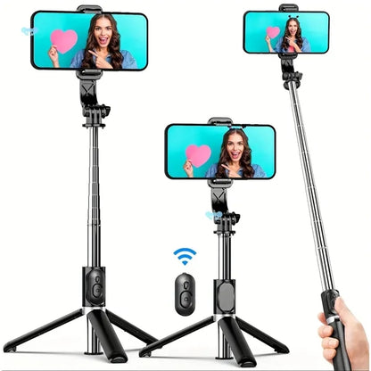 67'' Extendable Cell Phone Selfie Stick Tripod