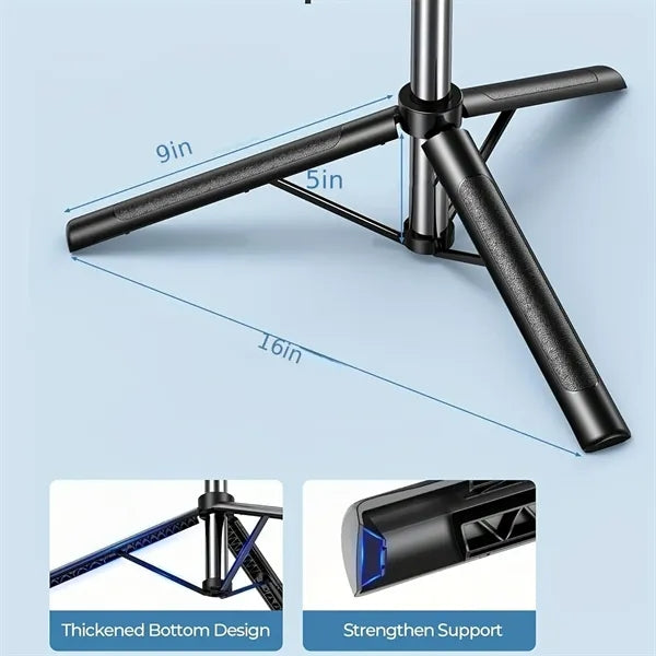 67'' Extendable Cell Phone Selfie Stick Tripod
