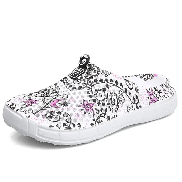 Women EVA Anti Slip Flower Beach Shoes
