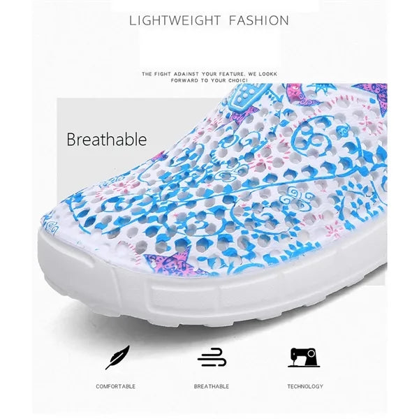 Women EVA Anti Slip Flower Beach Shoes