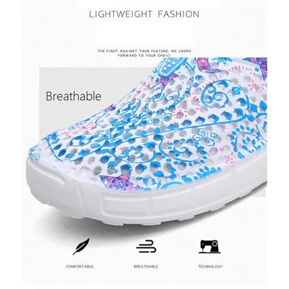 Women EVA Anti Slip Flower Beach Shoes