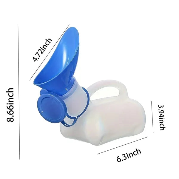 34 Oz Plastic Medical Unisex Urinal