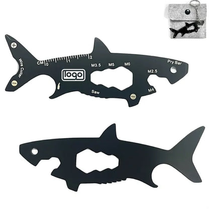15 in 1 Stainless Steel Shark Shape EDC Multi Tool