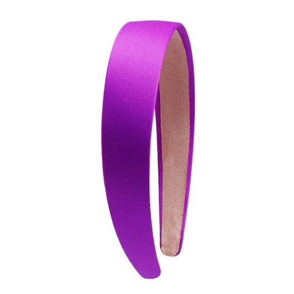 Women Wide Non Slip Satin Headband
