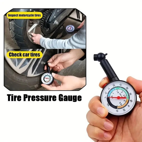 Car Portable Mechanical Tire Pressure Gauge