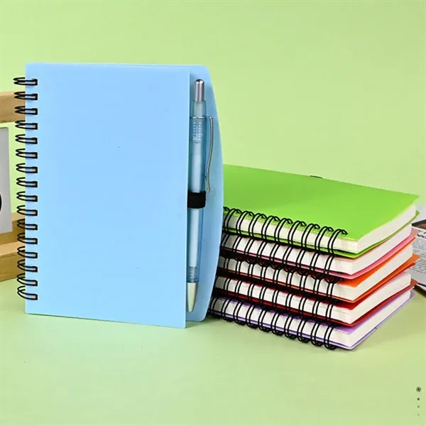 A6 Spiral Notebook with Pen Set