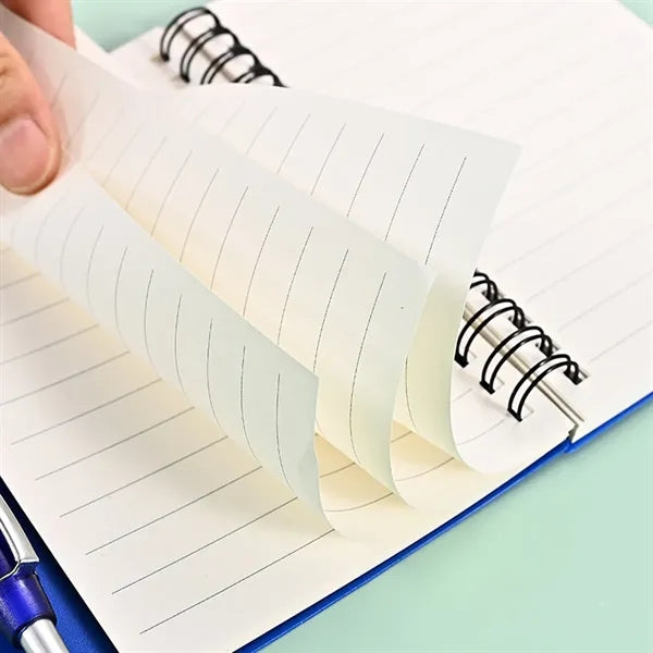 A6 Spiral Notebook with Pen Set
