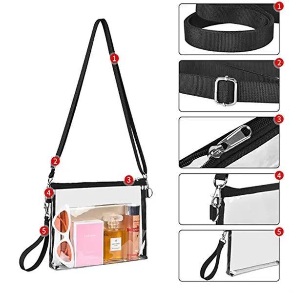 PVC Waterproof Crossbody Bag