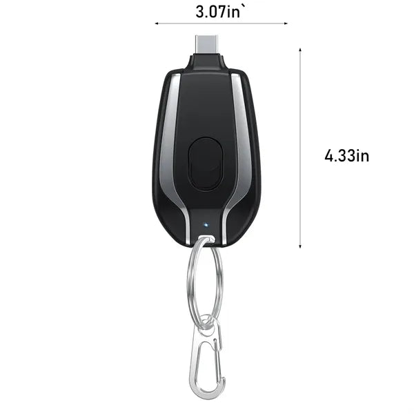1500mAh Portable Keychain Charger