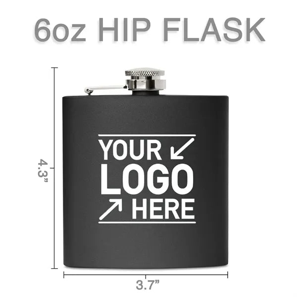 6 oz Stainless Steel Hip Flask