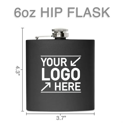 6 oz Stainless Steel Hip Flask