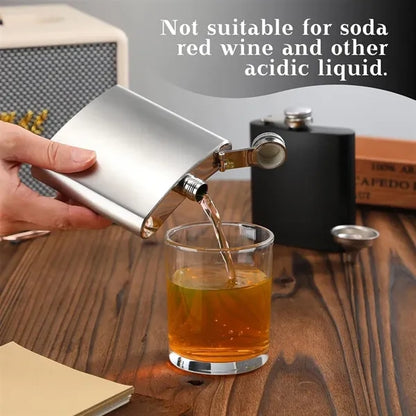 6 oz Stainless Steel Hip Flask