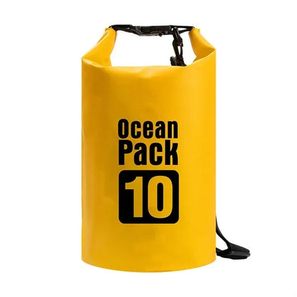 Waterproof PVC Bucket Bag For Beach Rafting Swimming